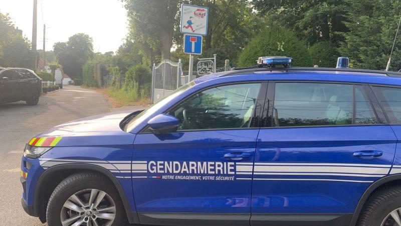 Les forces de l’ordre étaient sur place.