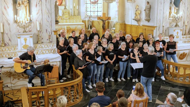 La chorale des Old Pots, ici dans un autre cadre.