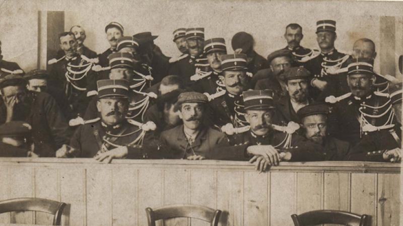 La bande Pollet pendant le procès en 1908