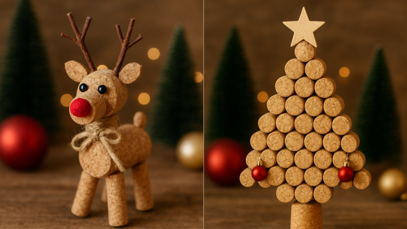 Deux décorations de Noël très simples à réaliser !