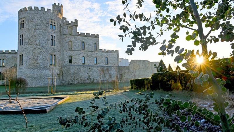 Le château est fermé tout le mois de janvier.
