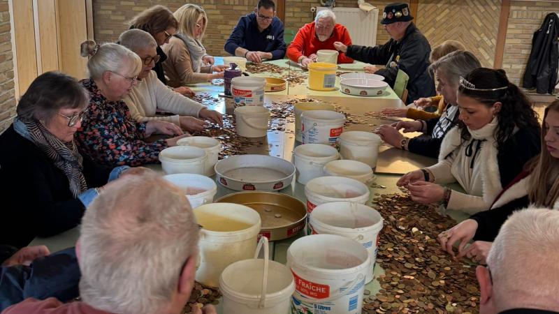 Il a fallu compter les nombreuses pièces jaunes !