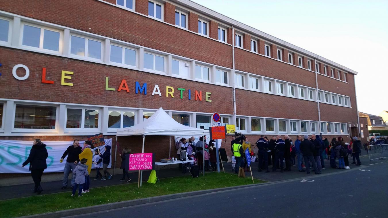 Parents et élèves de Lamartine mobilisés pour conserver les classes