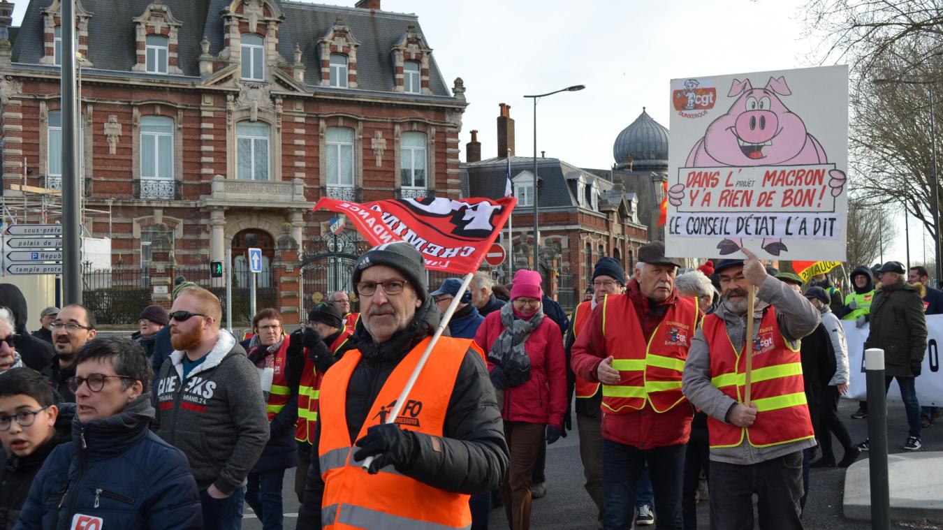 Près de 300 manifestants ont défilé dans les rues de Dunkerque