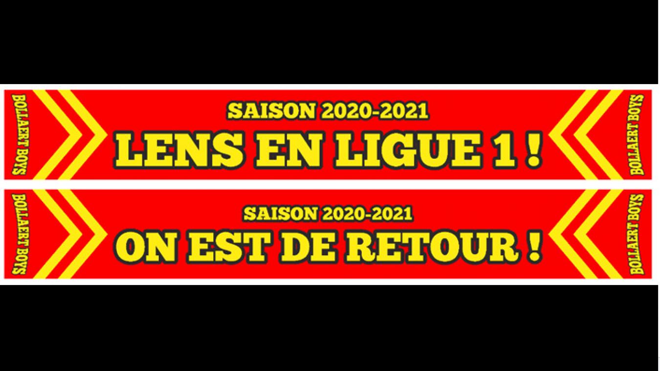 Echarpe de football vintage RC Lens Club junior