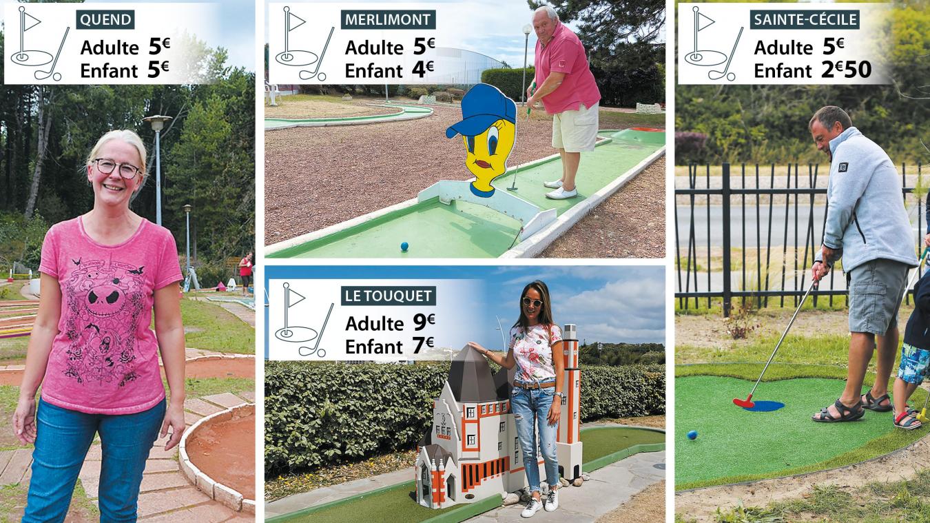 Ça swingue sur les minigolfs de la côte