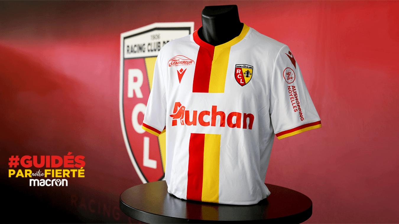 Maillot Macron RC Lens Rouge/Jaune neuf : Homme