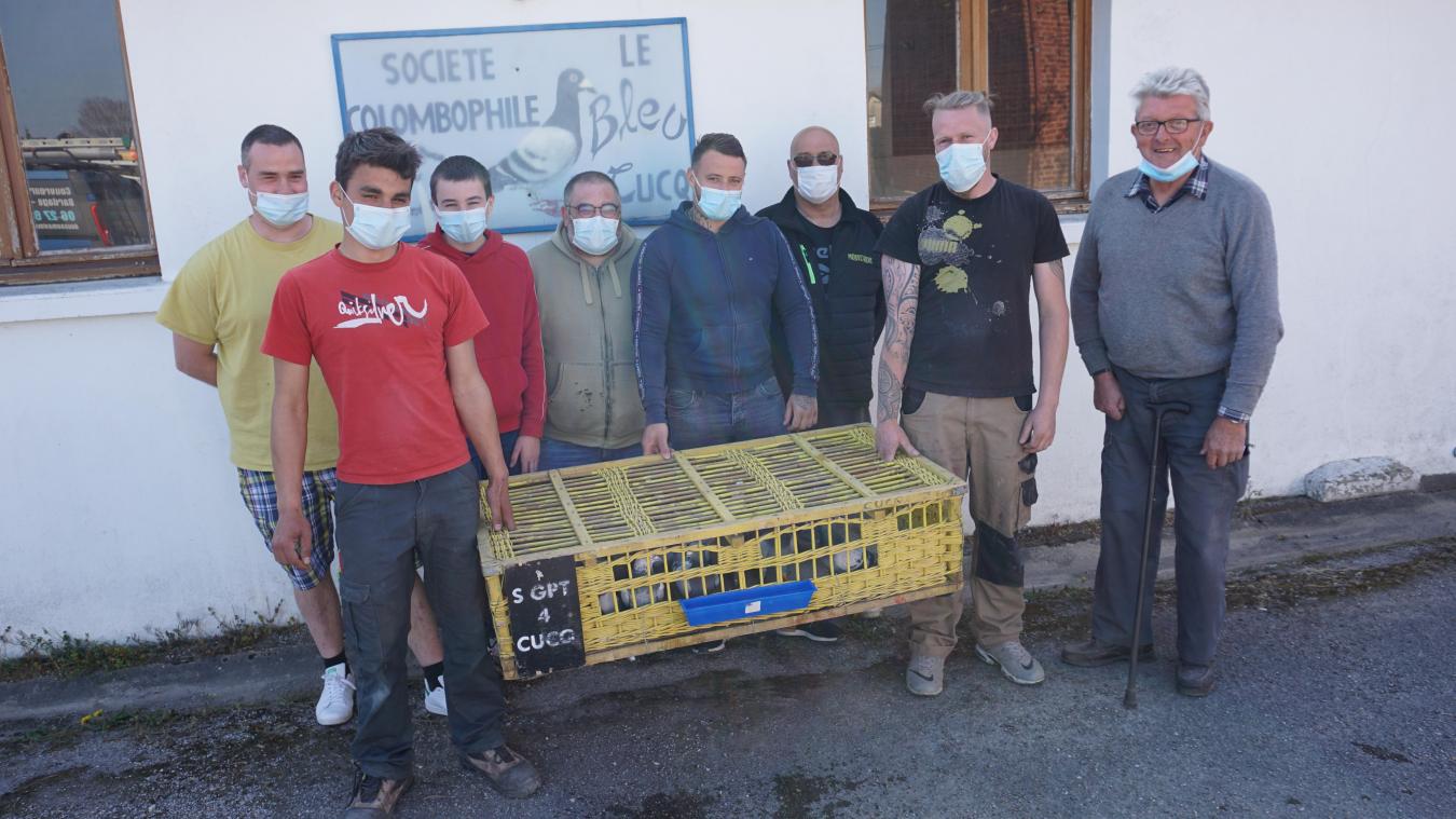 134 pigeons du club cucquois ont participé pour cette première compétition en 2021.