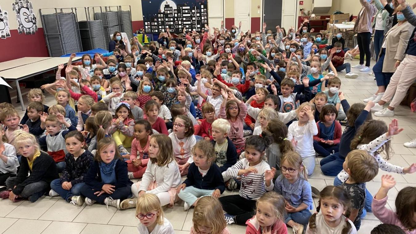 L’école SainteGermaine à Calais fête la fin d’année
