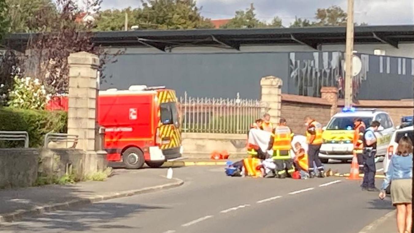 Étaples accident route d’Hilbert, une personne immobilisée sur la