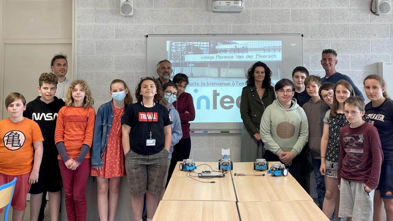 Ent Le Touquet Collège Maxence Van Der Meersch In'Tech Médical, un soutien de taille pour l'atelier scientifique et  technologique