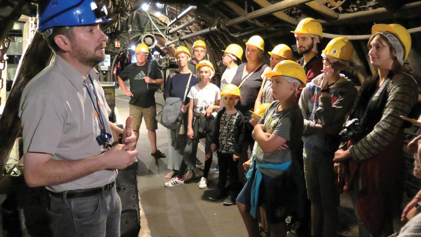 Visite dans les galeries