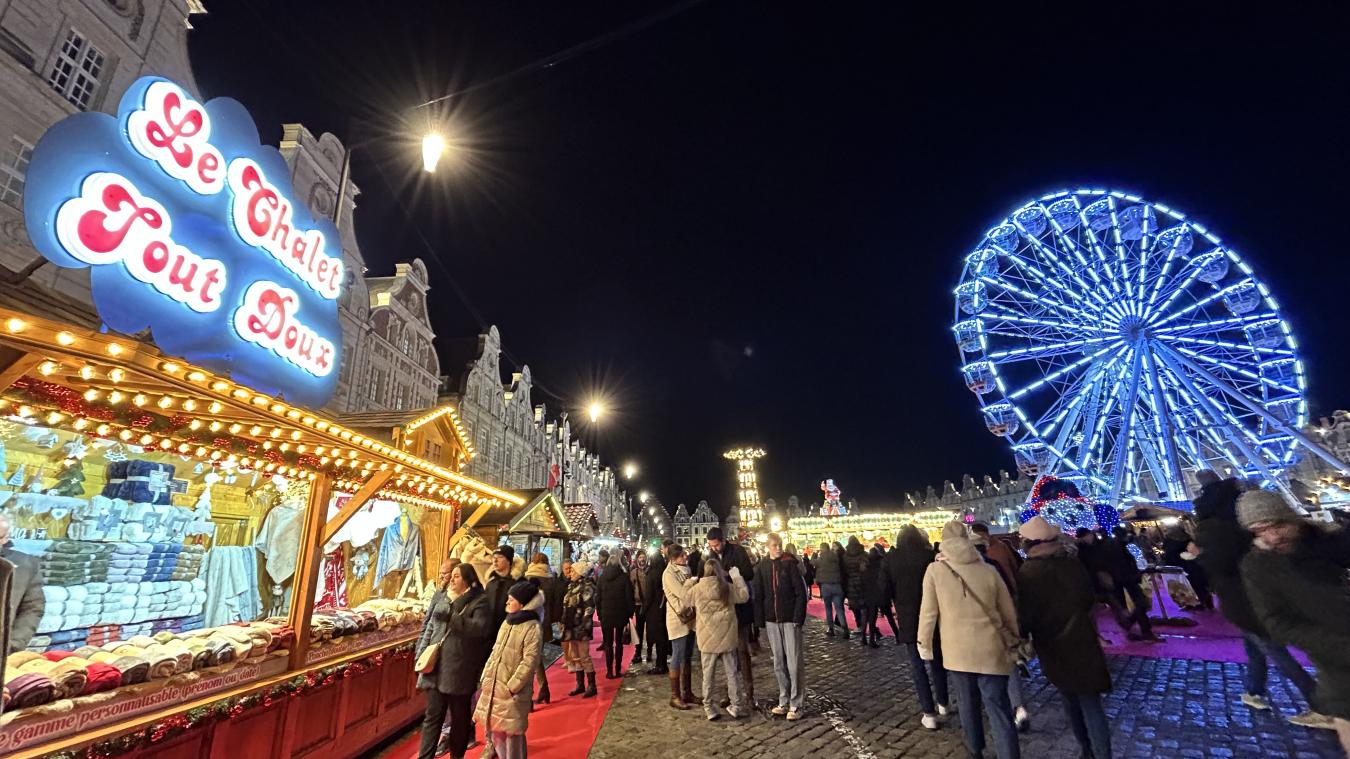 1,7 million de visiteurs ont foulé les allées du marché de Noël d’Arras !
