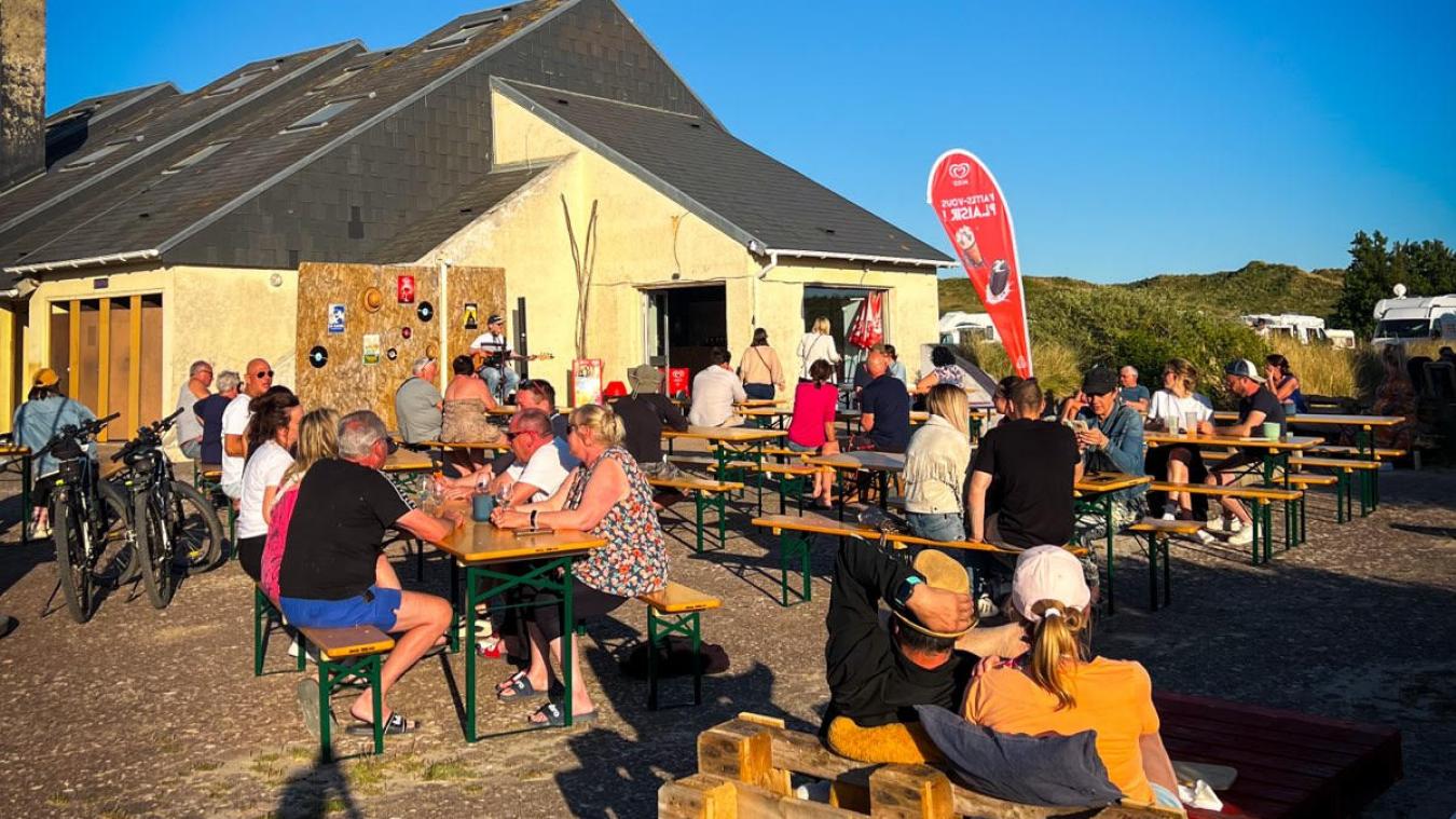 C’est au camping de la mer que la guinguette a trouvé sa nouvelle place.