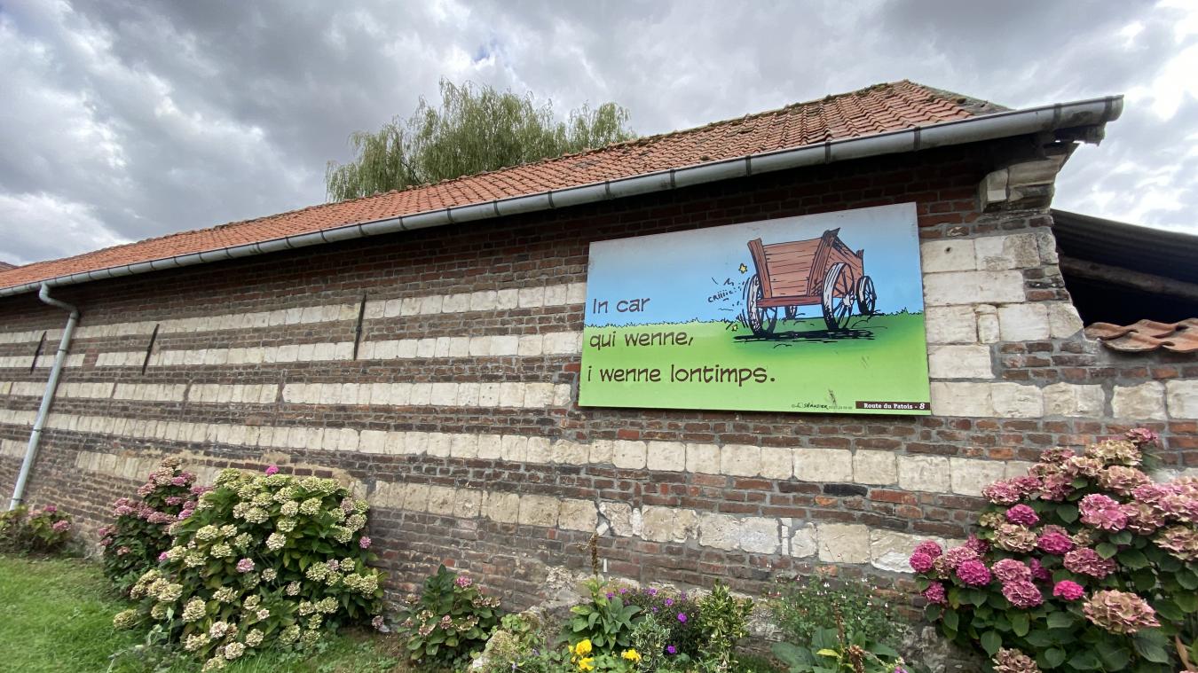 Ce panneau est, par exemple, situé sur la commune de Caucourt.