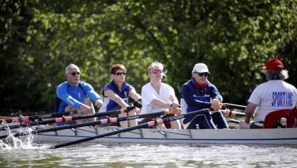 Sporting à Dunkerque : initiation à l'aviron pour le personnel soignant