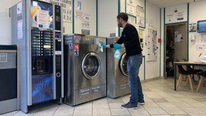 Coronavirus à Dunkerque : des laveries (presque) désertes