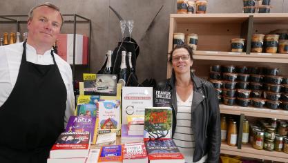 À Hazebrouck, les livres s'achètent chez le boucher