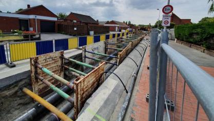 Dunkerque : la rue de Strasbourg coupée pour le chauffage urbain