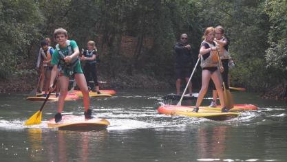 En paddle, découvrez Aire-sur-la-Lys sous un autre angle