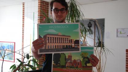 Cadeau 4: des affiches à l'effigie d'Hazebrouck