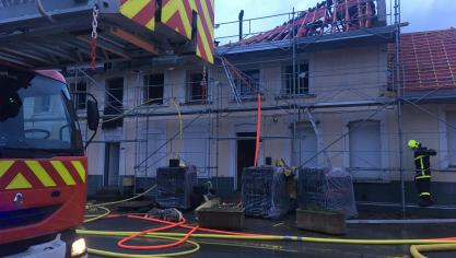 Lambres: Un feu d'habitation sur la Départementale