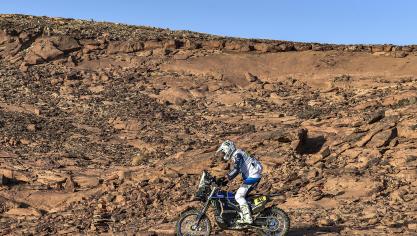 Dakar : une étape «un peu plus dure» pour Van Beveren