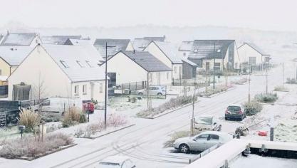 C'est dimanche... la neige est de retour dans le Montreuillois