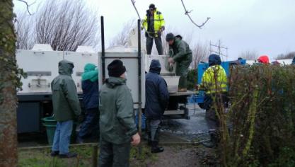 L'étang des Trois-Sources de Wormhout réapprovisionné en poissons