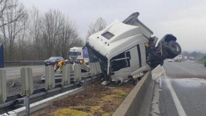 Surprenant accident sur l'A1 dans le secteur de Péronne