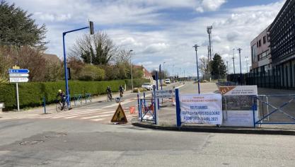 Outreau : la rue du Président Kennedy en travaux