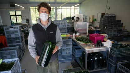 Touquet : Q de bouteilles ou le passage de l'artisanat à la petite industrie