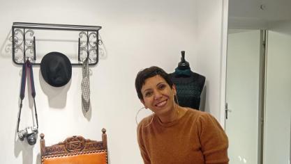 Saadia Harbali, une femme accueillante et créatrice de ses pensées.