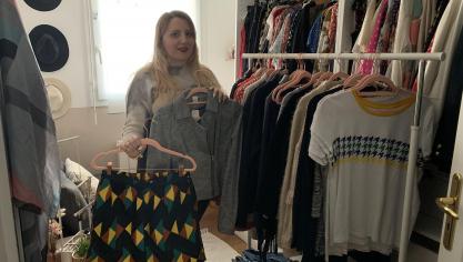 La jeune femme lance son activité dans l’une des chambres de son appartement situé à Hazebrouck.