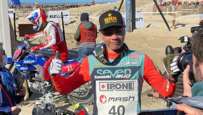 Quentin Prugnières remporte l’édition 2022 de l’Enduropale Juniors.