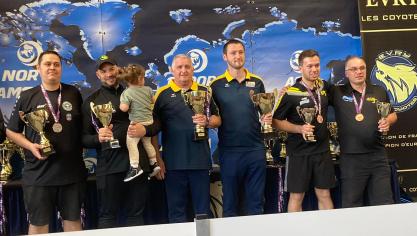 Miguel Dos Santos Lote et Patrick Fournier ont remporté le titre de champon du monde en double.