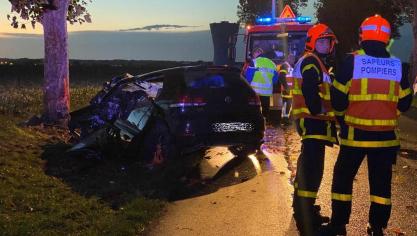 Les secours n’ont rien pu faire et malheureusement le chauffeur a été déclaré décédé.