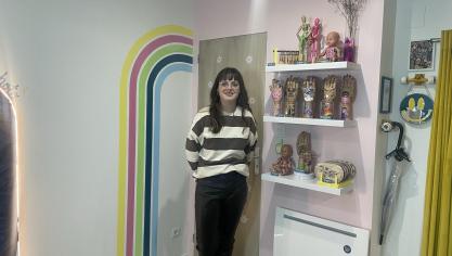 Amandine a réfléchi et conçu chaque détail de cette pèce dans laquelle elle passe désormais le plus clair de son temps.