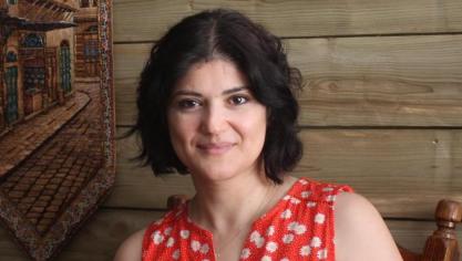 Eiman Zienoa accueilli la classe de réfugiés pour une immersion dans son restaurant Sikbeh, à Arras.