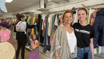 Leslie et sa fille Carla ont passé de nombreuses heures dans la boutique ces 13 dernières années.