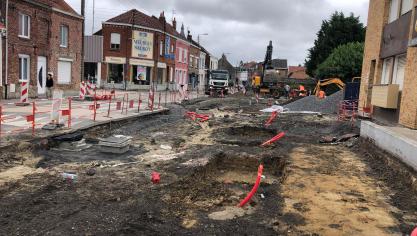 Le carrefour de La Poste devrait terminer ses rénovations d’ici la fin du mois d’août.
