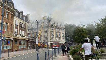 Le feu était très violent.