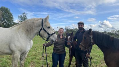 Valentin et Vanessa se sont rencontrés en 2022,au salon de l’agriculture.