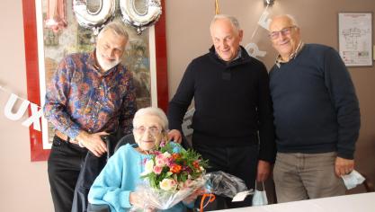 Marcelle a fêté ses 100 ans entourée de ses proches.