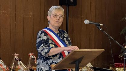 Élisabeth Gressier a adressé ses vœux à la population samedi 27 janvier.