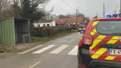 Les sapeurs-pompiers sont intervenus en début d’après-midi.