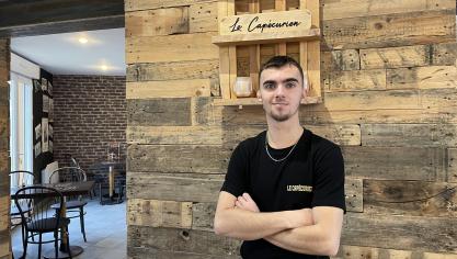 Enzo est le nouveau propriétaire du Capécurien.