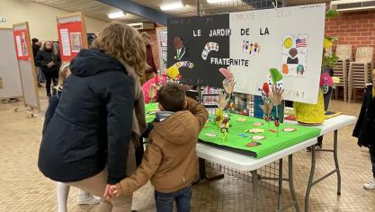 Les parents ont pu découvrir les réalisations des enfants.
