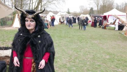 La fête médiévale avait attiréla foule à la Base du Parc de La Motte-au-Bois, l’an dernier.