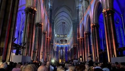 Chaque détail de la Cathédrale Notre-Dame de la Treille était sublimé.